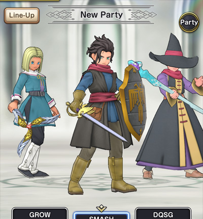 DRAGON QUEST Smash/Grow battle scene for tier list overview